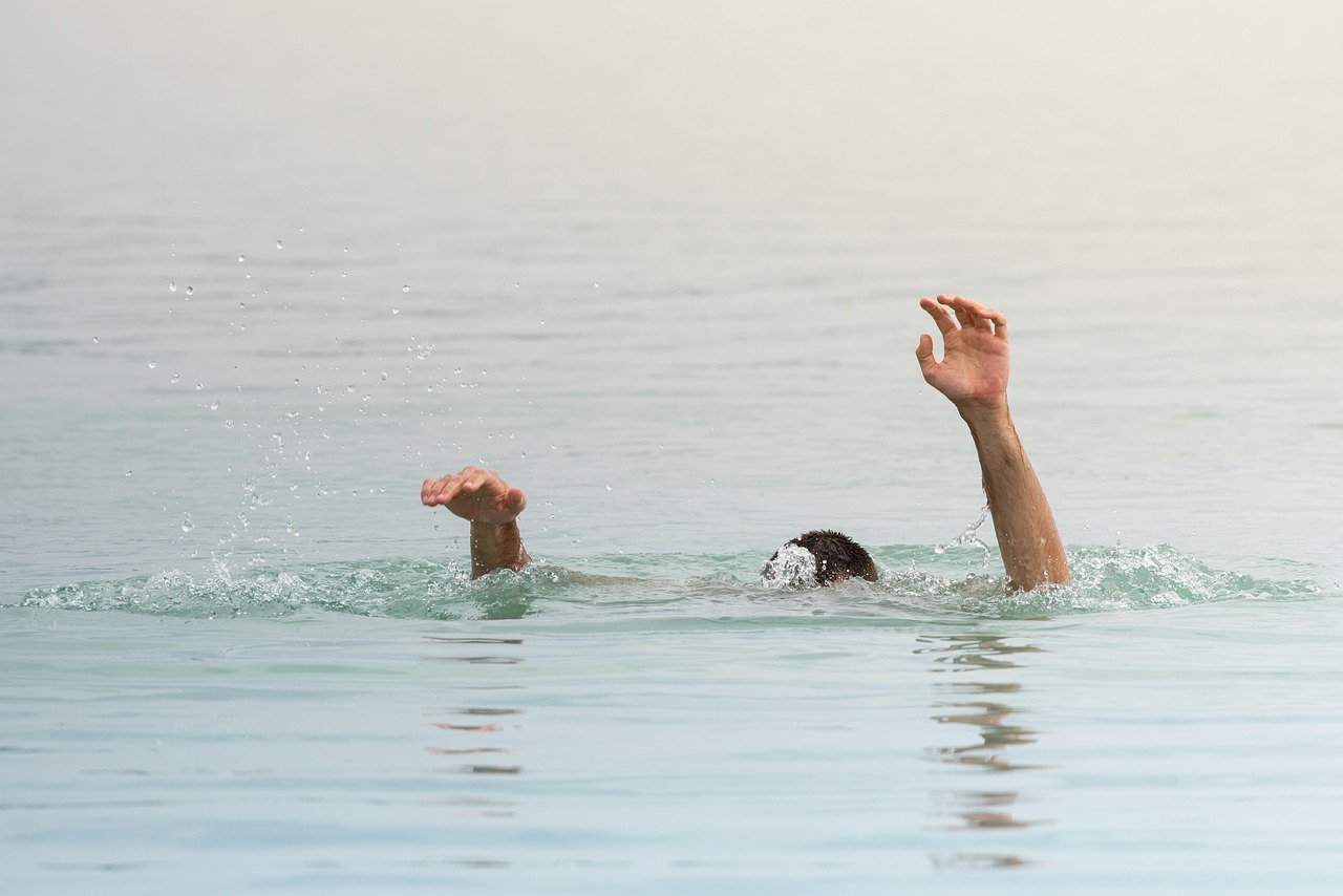 Man possibly drowning